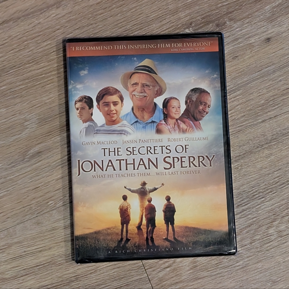 New The Secrets of Jonathan Sperry DVD Family Christian Movie Sealed Case